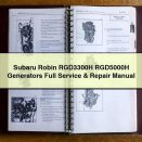 Subaru Robin RGD3300H RGD5000H Generators Full Service & Repair Manual
