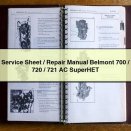Service Sheet/Repair Manual Belmont 700/720/721 AC SuperHET