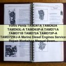 Volvo Penta TAMD61A TAMD62A TAMD63L-A TAMD63P-A TAMD71A TAMD71B TAMD72A TAMD72P-A TAMD72WJ-A Marine Diesel Engines Service Repair Workshop Manual