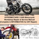 2008 Ducati Hypermotard 1100 Motorcycle Workshop Repair and Service Manual