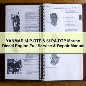 YANMAR 6LP-DTE & 6LPA-DTP Marine Diesel Engine Full Service & Repair Manual