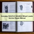 Komatsu WA470-5 WA480-5 Wheel Loader Service Repair Manual Download PDF