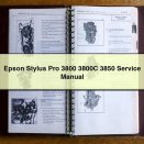 Epson Stylus Pro 3800 3800C 3850 Service Repair Manual