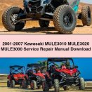 2001-2007 Kawasaki MULE3010 MULE3020 MULE3000 Service Repair Manual