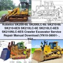 Kobelco SK200-6E Series Crawler Excavator Service Repair Manual (S/N YN10-38001- & YQ10-05501-)
