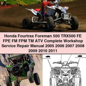 Honda Fourtrax Foreman 500 TRX500 FE/FPE/FM/FPM/TM ATV Workshop Service Repair Manual 2005-2011