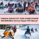 Yamaha SNOSCOOT SV80 SV80M SV80EM Snowmobile Service Repair Manual