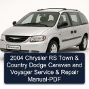 2004 Chrysler RS Town & Country Dodge Caravan and Voyager Service & Repair Manual-PDF