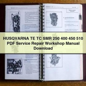HUSQVARNA TE TC SMR 250 400 450 510 Service Repair Workshop Manual
