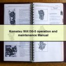 Komatsu WA150-5 operation and maintenance Manual