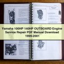 Yamaha 100HP 140HP OUTBOARD Engine Service Repair Manual 1999-2001