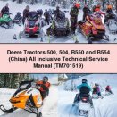 Deere Tractors 500 504 B550 and B554 (China) All Inclusive Technical Service Repair Manual (TM701519)
