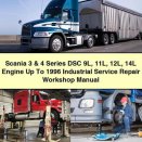 Scania 3 & 4 Series DSC 9L 11L 12L 14L Engine Up To 1996 Industrial Service Repair Workshop Manual