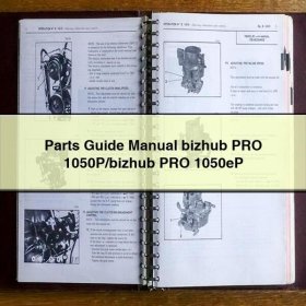 Parts Guide Manual bizhub PRO 1050P/bizhub PRO 1050eP