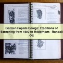 German Façade Design: Traditions of Screening from 1500 to Modernism-Randall Ott