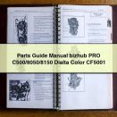 Parts Guide Manual bizhub PRO C500/8050/8150 Dialta Color CF5001