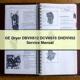 GE Dryer DBVH512 DCVH515 DHDVH52 Service Repair Manual