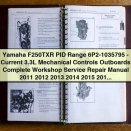 Yamaha F250TXR 3.3L Mechanical Controls Outboard Complete Workshop Service Repair Manual 2011-2017