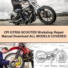 CPI GTR50 Scooter Workshop Repair Manual All ModelS COVERED