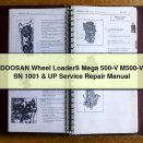 DOOSAN Wheel LoaderS Mega 500-V M500-V SN 1001 & UP Service Repair Manual