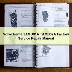 Volvo Penta TAMD61A TAMD62A Factory Service Repair Manual