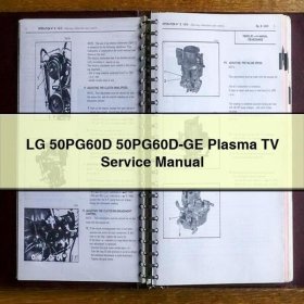 LG 50PG60D 50PG60D-GE Plasma TV Service Repair Manual