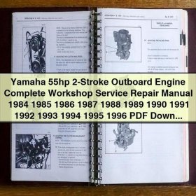 Yamaha 55hp 2-Stroke Outboard Engine Service Repair Manual 1984-1996