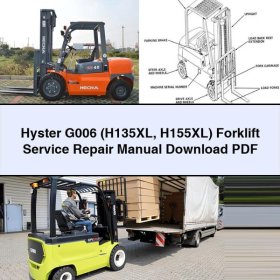 Hyster G006 (H135XL H155XL) Forklift Service Repair Manual