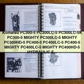 Komatsu PC300-5 PC300LC-5 PC300LC-5K PC300-5 MIGHTY PC300LC-5 MIGHTY PC300HD-5 PC400-5 PC400LC-5 PC400-5 MIGHTY PC400LC-5 MIGHTY PC400HD-5 HYDRAULIC Excavator Service Repair Manual