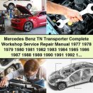 Mercedes Benz TN Transporter Complete Workshop Service Repair Manual 1977-1995