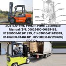 JCB 930 4WD Forklift Parts Catalogue Manual (SN: 00825400-00825483, 01280000-01281999, 01483000-01483999, 01484000-01484181, 02228008-02228489)