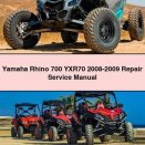 Yamaha Rhino 700 YXR70 2008-2009 Repair Service Manual PDF Download