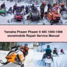 Yamaha Phazer Phazer II 485 1990-1998 snowmobile Service Repair Manual