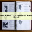 Yamaha YZ250T1 1974-2004Owners Service Repair Manual