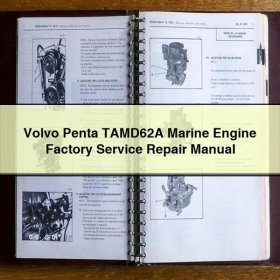 Volvo Penta TAMD62A Marine Engine Factory Service Repair Manual