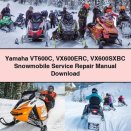 Yamaha VT600C VX600ERC VX600SXBC Snowmobile Service Repair Manual