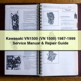 Kawasaki VN1500 (VN 1500) 1987-1999 Service Repair Manual/Guide