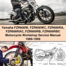 Yamaha FZR600W FZR600WC FZR600RA FZR600RAC FZR600RB FZR600RBC Motorcycle Workshop Service Repair Manual 1989-1999