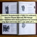 Yamaha LF350 CA Outboard Service Repair Manual Supplement