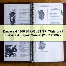 Kawasaki 1200 STX-R JET SKI Watercraft Service & Repair Manual (2002 2003)-PDF