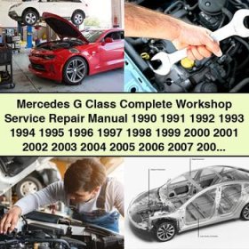 Mercedes G Class Complete Workshop Service Repair Manual (1990-2012)