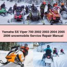 Yamaha SX Viper 700 2002 2003 2004 2005 2006 snowmobile Service Repair Manual