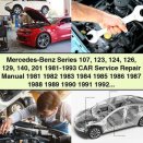 Mercedes-Benz Series 107 123 124 126 129 140 201 1981-1993 CAR Service Repair Manual