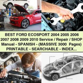 Ford EcoSport 2004-2010 Service Repair Shop Manual - Spanish