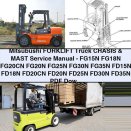 Mitsubishi FG/FD Series Forklift Truck Chassis & Mast Service Repair Manual