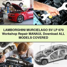 LAMBORGHINI MURCIELAGO SV LP 670 Workshop Repair MANAUL All ModelS COVERED