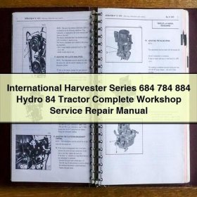 International Harvester Series 684 784 884 Hydro 84 Tractor Complete Workshop Service Repair Manual