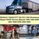 RENAULT MASCOTT DXi DCi VAN Workshop Repair Shop Service Manual 1998 1999 2000 2001 2002 2003 2004 2005