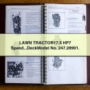 LAWN TRACTOR17.5 HP7 Speed...DeckModel No. 247.28901.