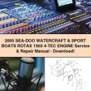 2005 SEA-DOO WATERCRAFT & SPORT BOATS ROTAX 1503 4-TEC Engine Service & Repair Manual-PDF